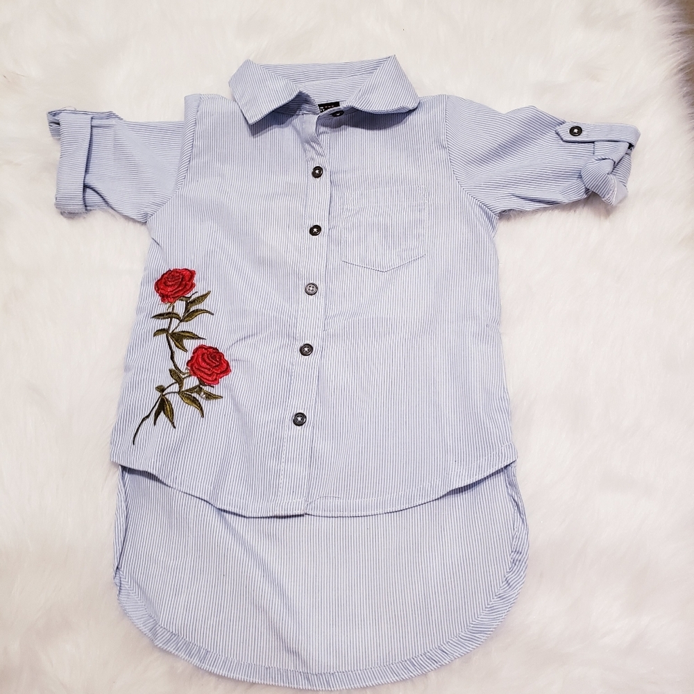 Girl's Rose Shirt 3T